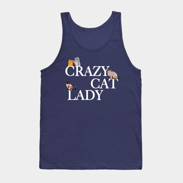 Crazy Cat Lady Tank Top by epiclovedesigns